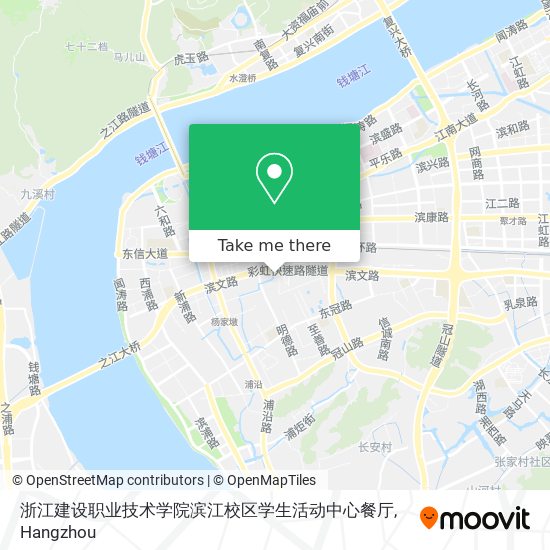 浙江建设职业技术学院滨江校区学生活动中心餐厅 map