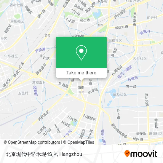 北京现代中轿禾现4S店 map