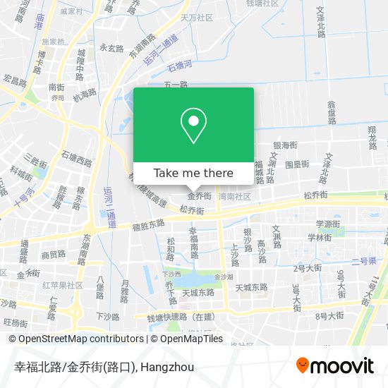 幸福北路/金乔街(路口) map