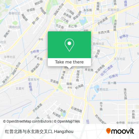 红普北路与永玄路交叉口 map