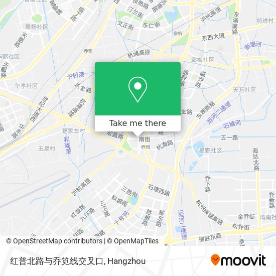 红普北路与乔笕线交叉口 map