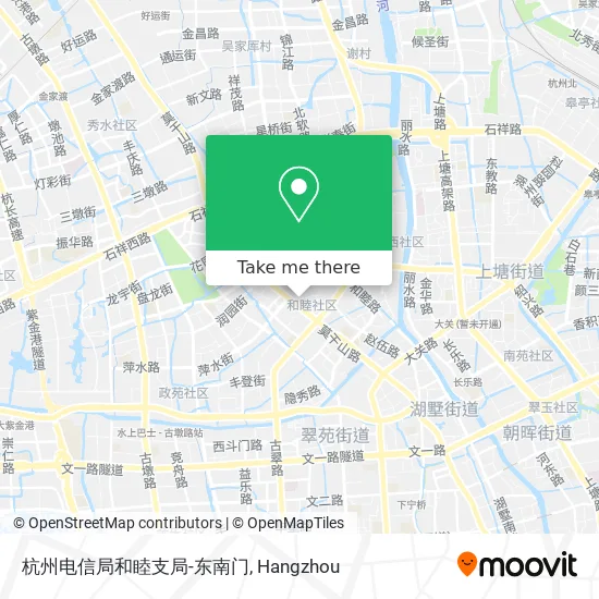 杭州电信局和睦支局-东南门 map