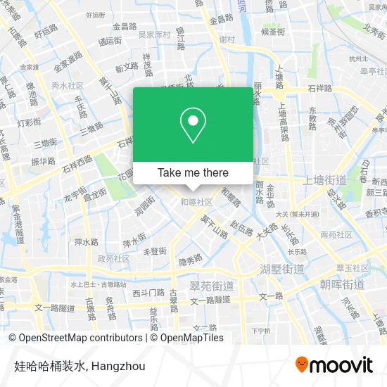 娃哈哈桶装水 map