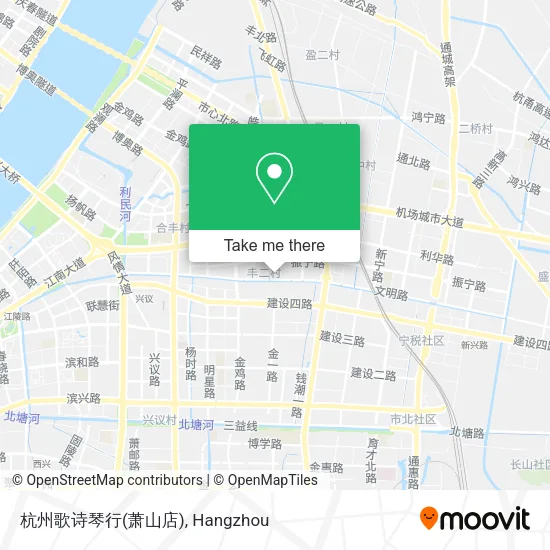 杭州歌诗琴行(萧山店) map