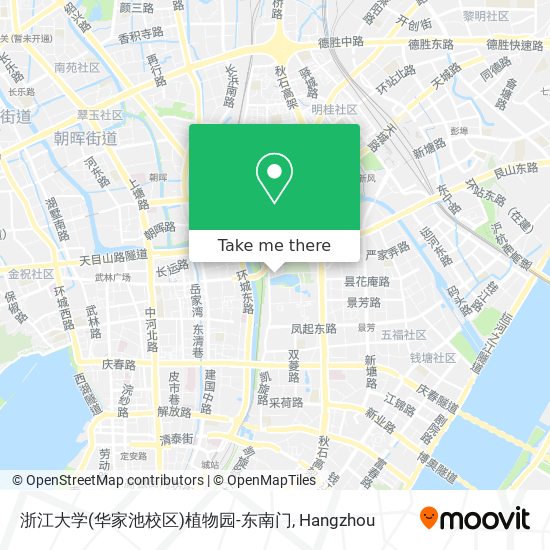 浙江大学(华家池校区)植物园-东南门 map