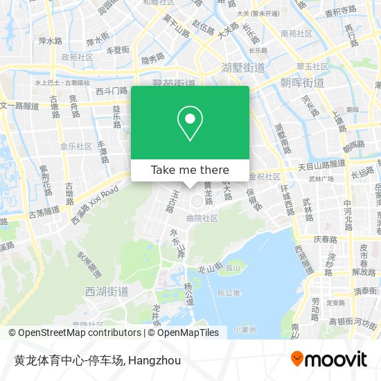 黄龙体育中心-停车场 map