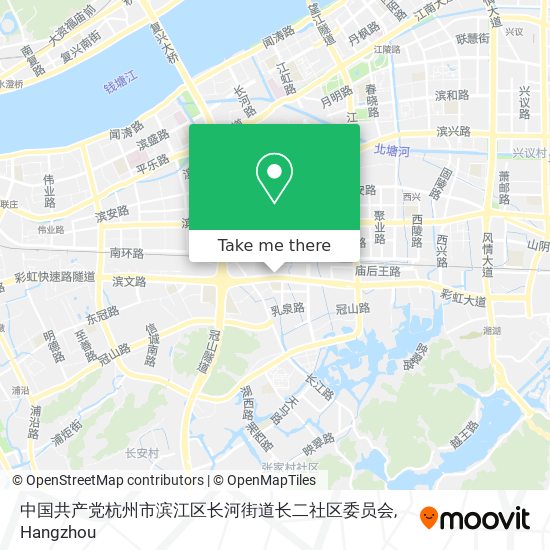中国共产党杭州市滨江区长河街道长二社区委员会 map