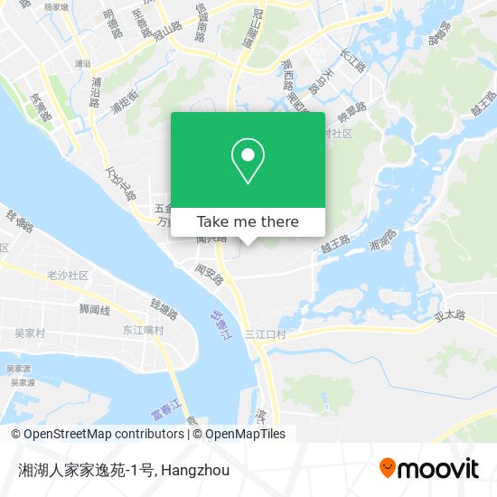 湘湖人家家逸苑-1号 map
