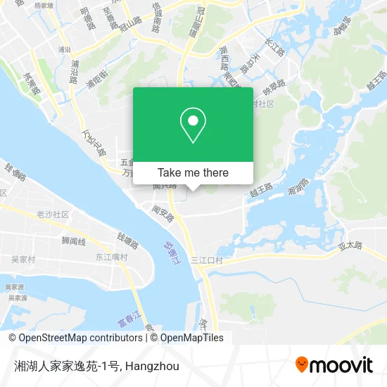 湘湖人家家逸苑-1号 map