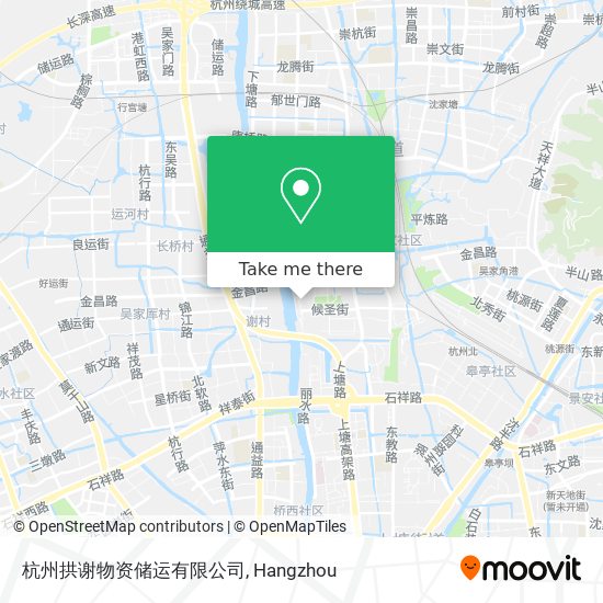 杭州拱谢物资储运有限公司 map