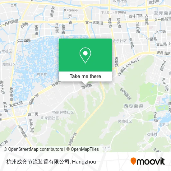 杭州成套节流装置有限公司 map
