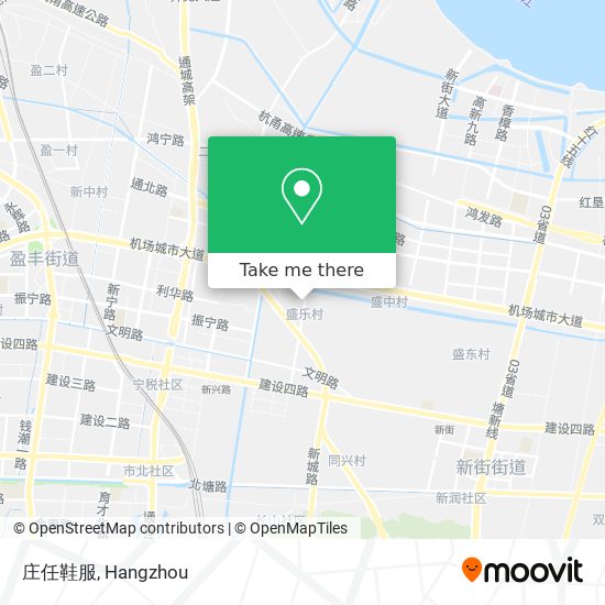 庄任鞋服 map