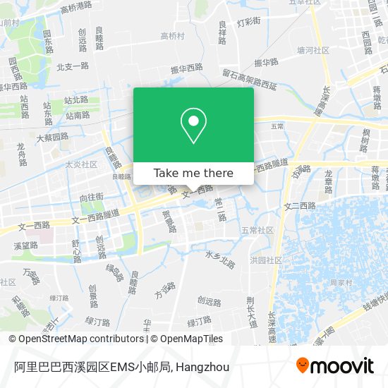 阿里巴巴西溪园区EMS小邮局 map