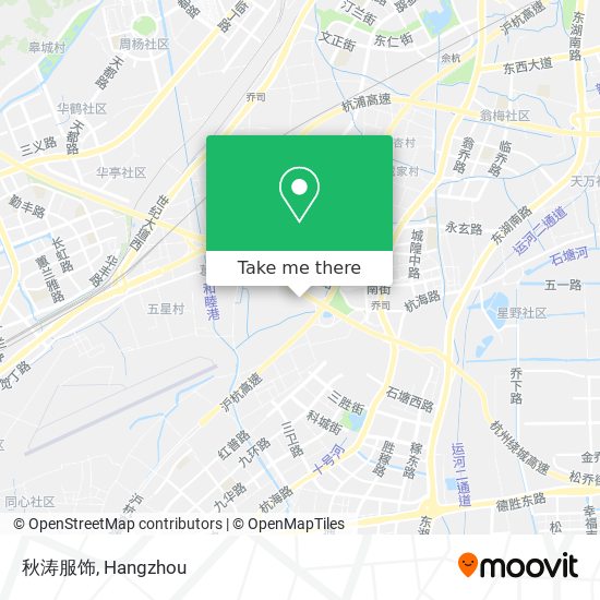 秋涛服饰 map