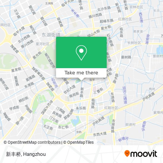 新丰桥 map