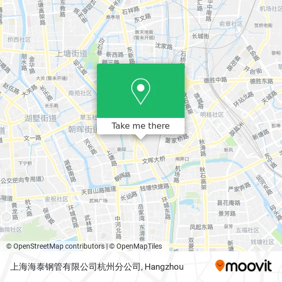 上海海泰钢管有限公司杭州分公司 map