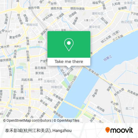 泰禾影城(杭州江和美店) map