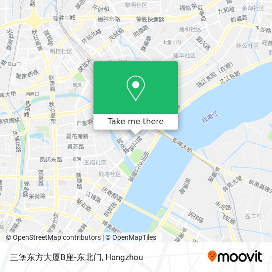 三堡东方大厦B座-东北门 map