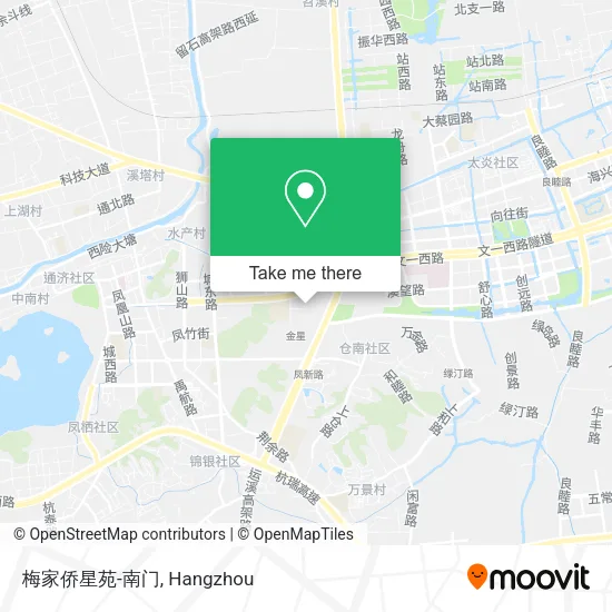 梅家侨星苑-南门 map