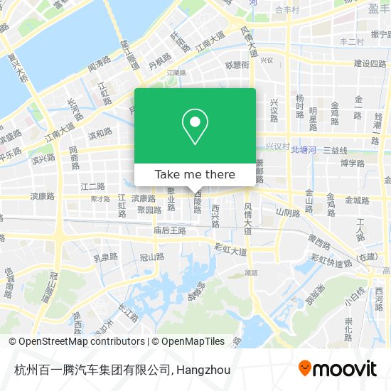 杭州百一腾汽车集团有限公司 map