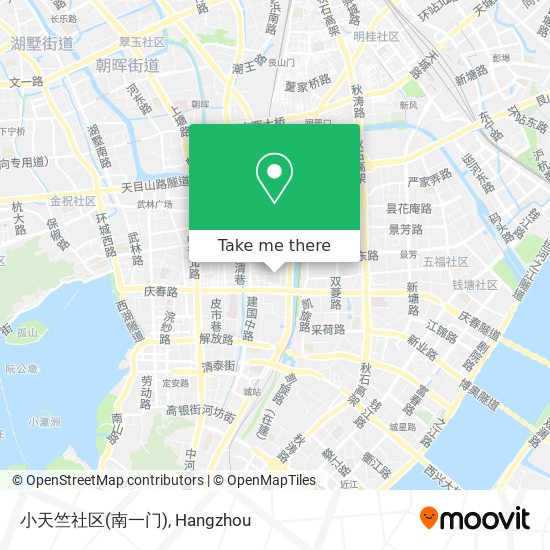 小天竺社区(南一门) map