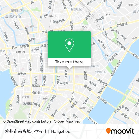 杭州市南肖埠小学-正门 map