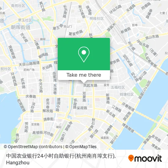 中国农业银行24小时自助银行(杭州南肖埠支行) map