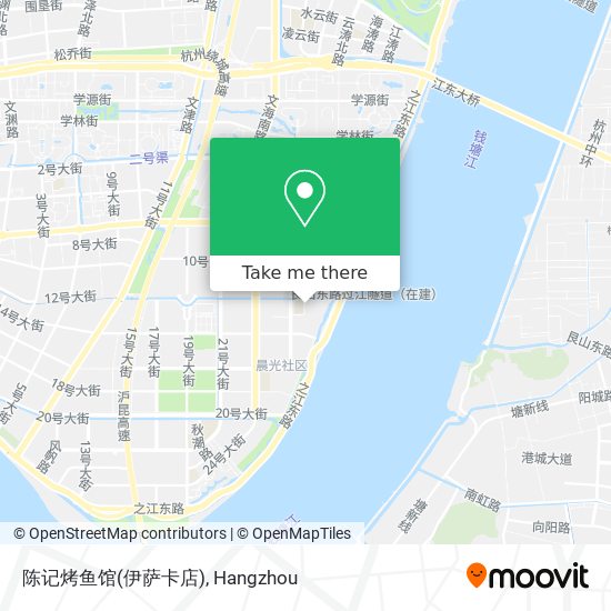 陈记烤鱼馆(伊萨卡店) map