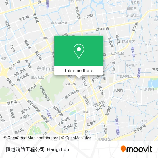 恒越消防工程公司 map