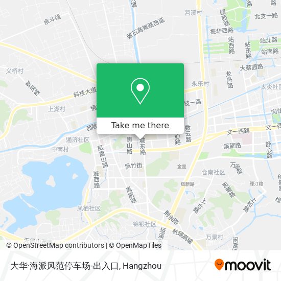 大华·海派风范停车场-出入口 map