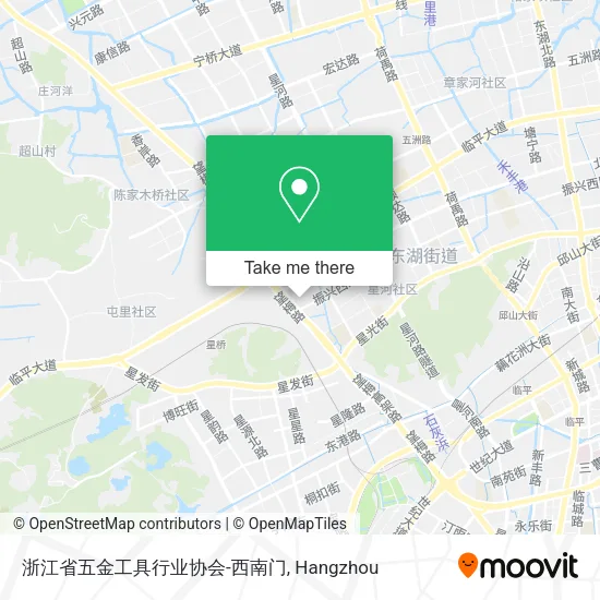 浙江省五金工具行业协会-西南门 map