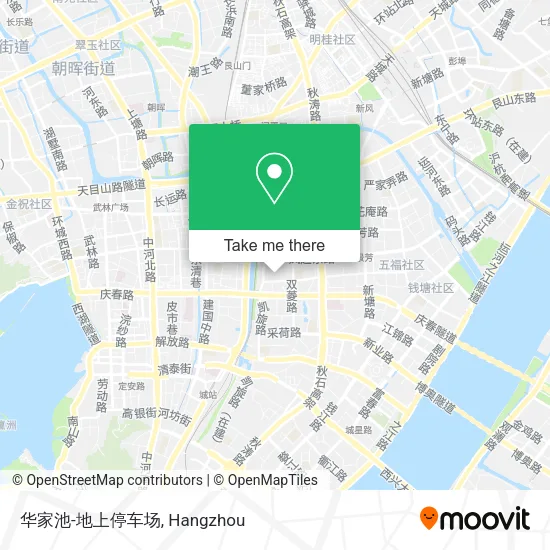 华家池-地上停车场 map