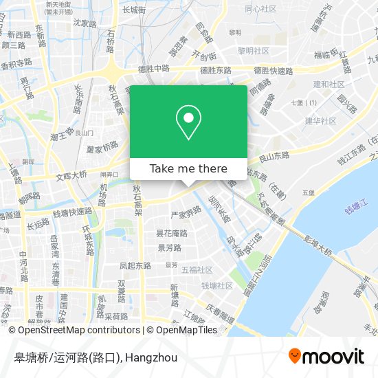 皋塘桥/运河路(路口) map