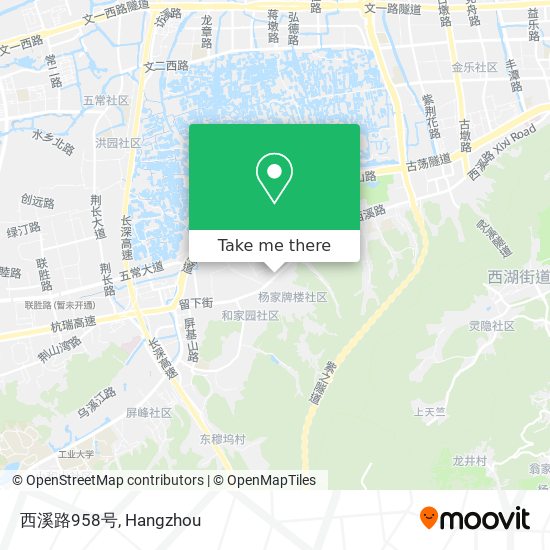 西溪路958号 map
