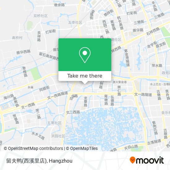 留夫鸭(西溪里店) map