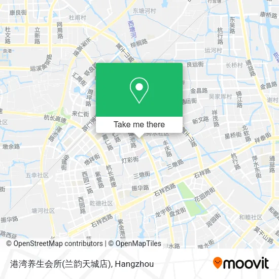 港湾养生会所(兰韵天城店) map