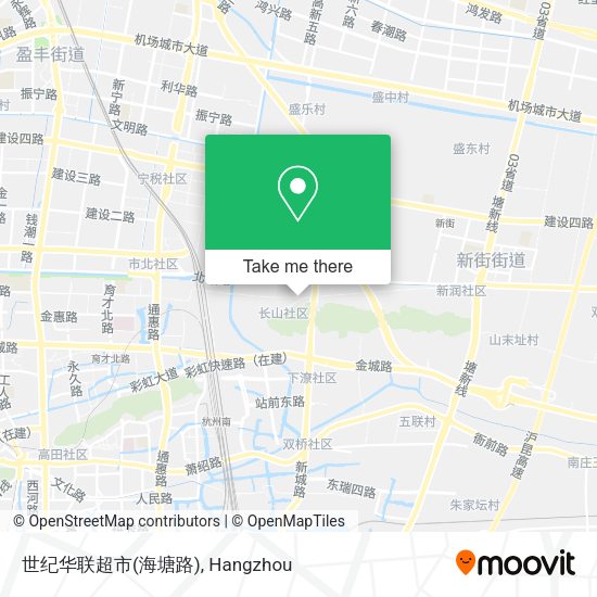 世纪华联超市(海塘路) map