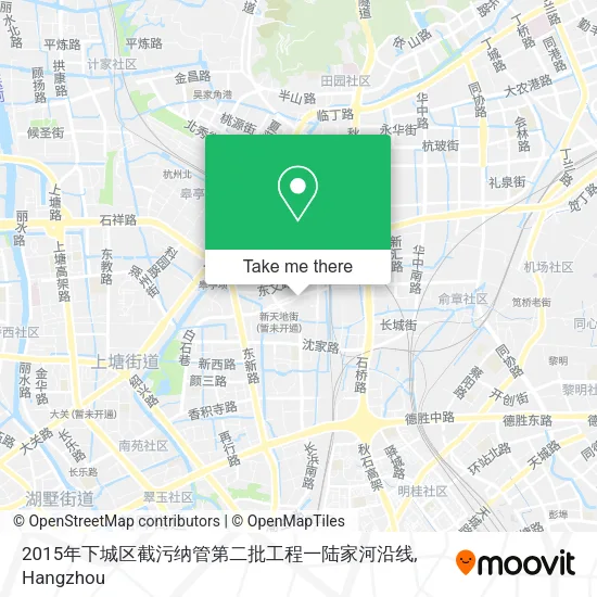 2015年下城区截污纳管第二批工程一陆家河沿线 map