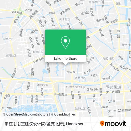 浙江省省直建筑设计院(圣苑北街) map