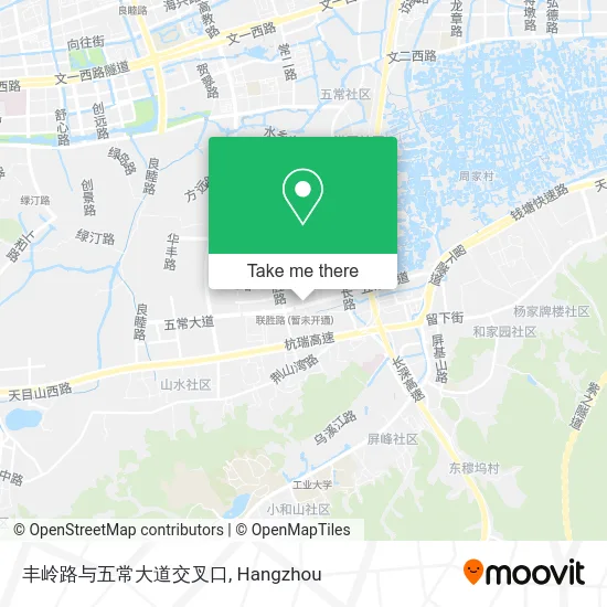 丰岭路与五常大道交叉口 map