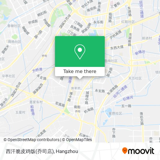 西汗脆皮鸡饭(乔司店) map