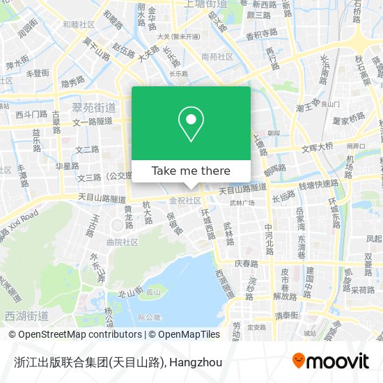 浙江出版联合集团(天目山路) map