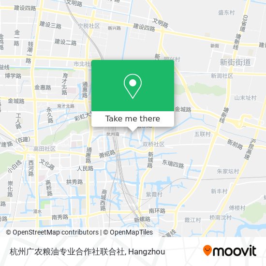 杭州广农粮油专业合作社联合社 map