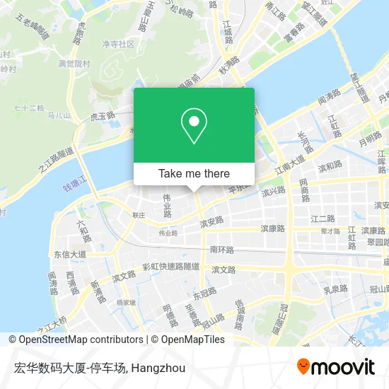 宏华数码大厦-停车场 map