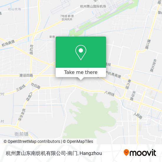 杭州萧山东南纺机有限公司-南门 map