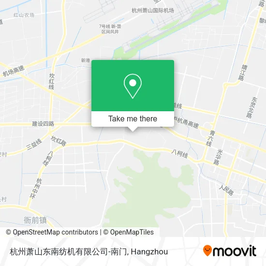 杭州萧山东南纺机有限公司-南门 map
