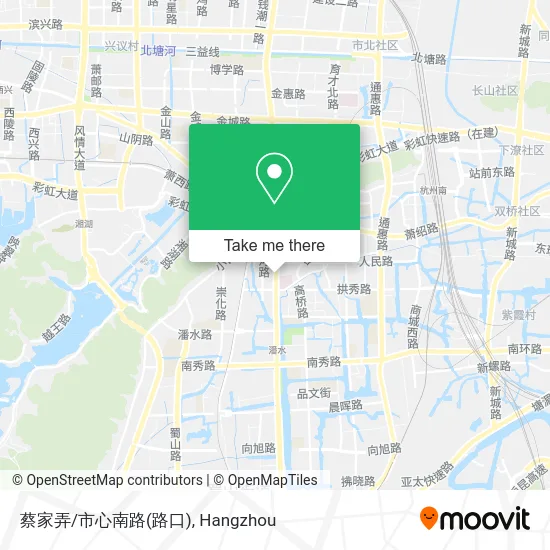 蔡家弄/市心南路(路口) map