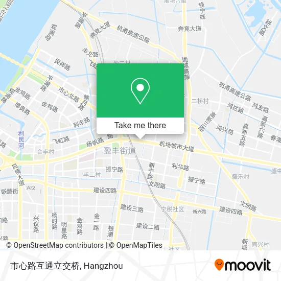 市心路互通立交桥 map