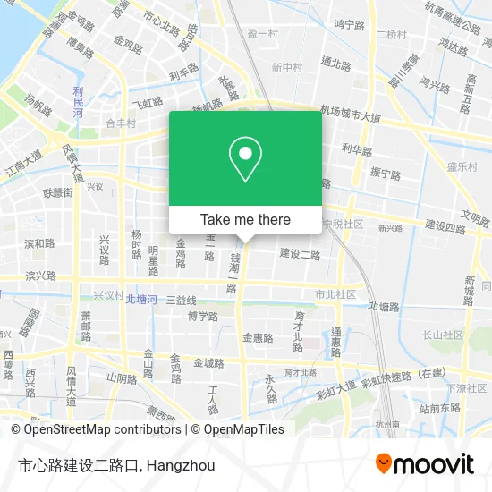 市心路建设二路口 map