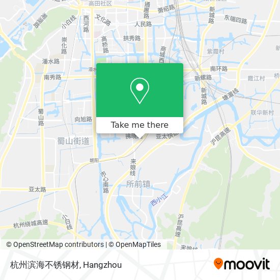 杭州滨海不锈钢材 map